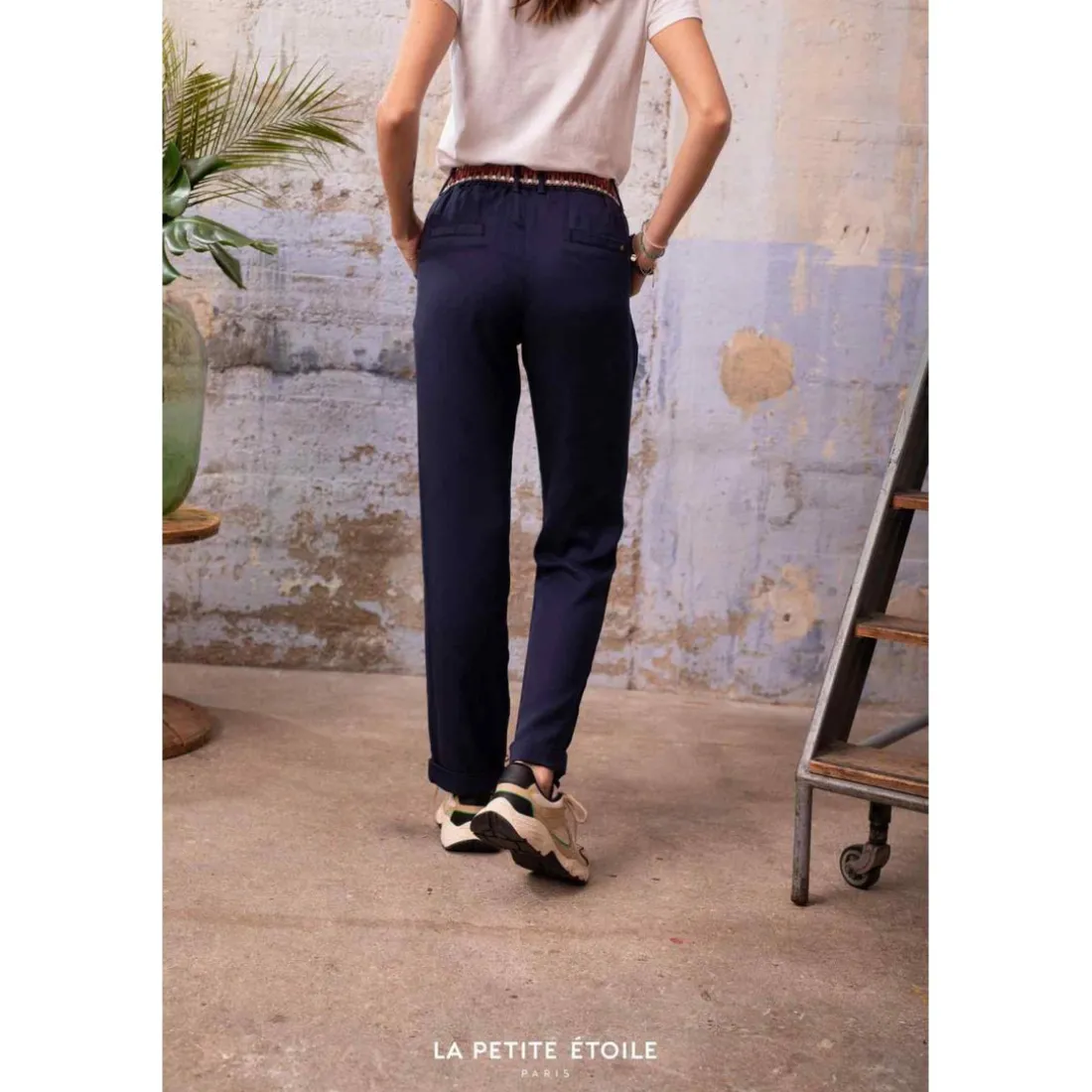 Pantalon Aaron bleu marine