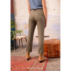 Pantalon Aaron vert olive