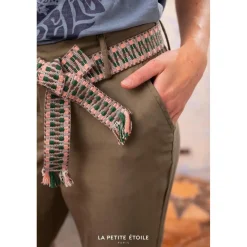 Pantalon Aaron vert olive