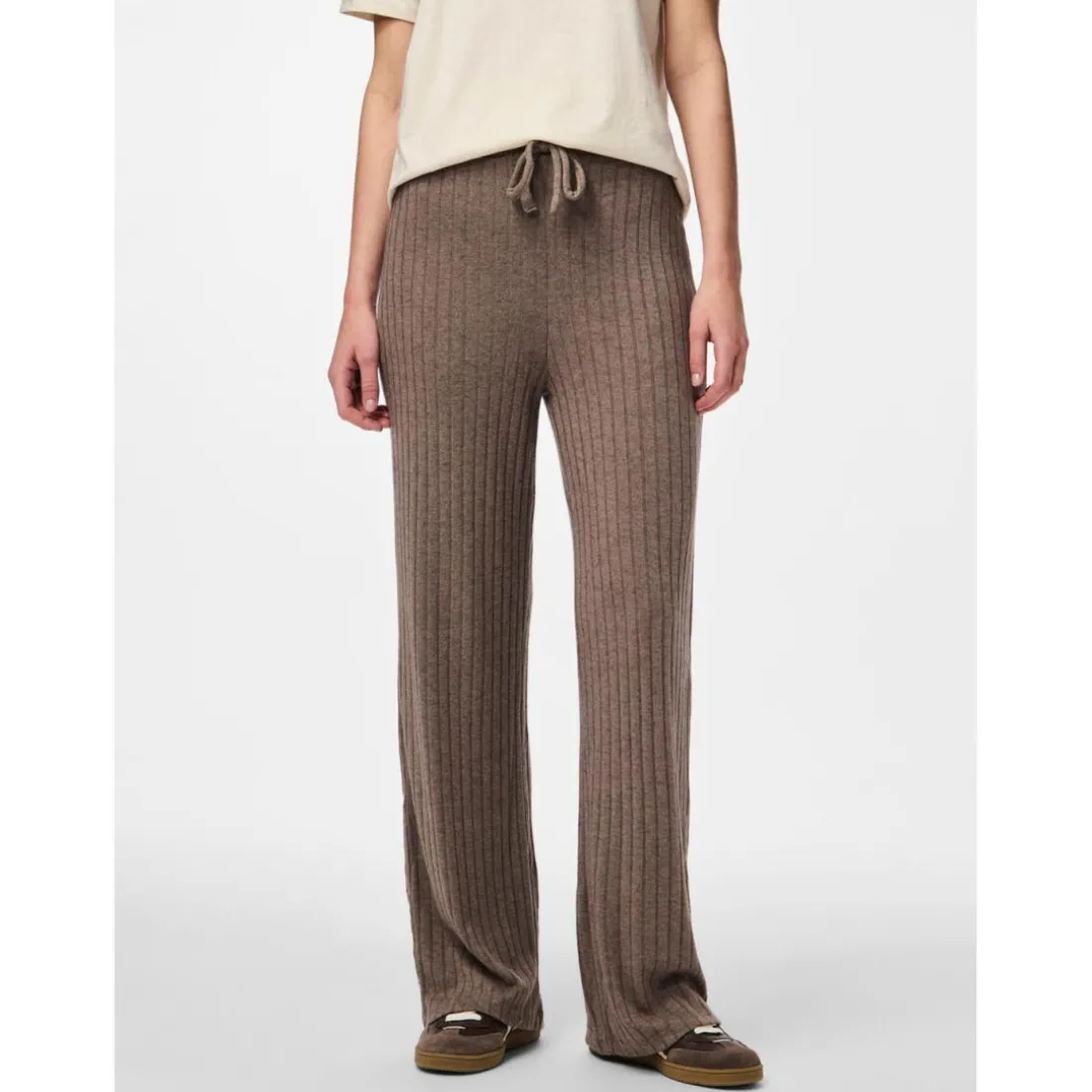 Pantalon ample Iris gris en viscose Bea