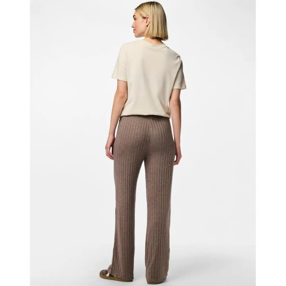 Pantalon ample Iris gris en viscose Bea