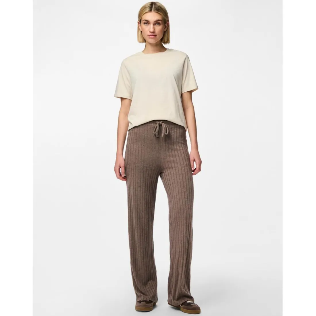 Pantalon ample Iris gris en viscose Bea