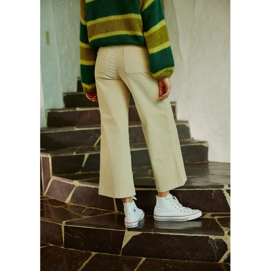 Pantalon ATLANTA V - Sable en coton