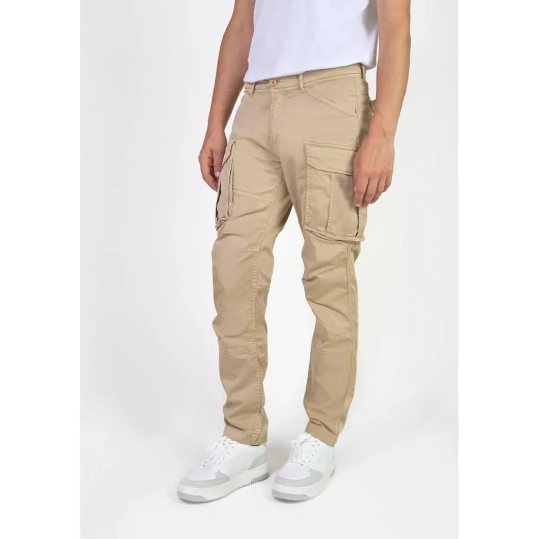 Pantalon cargo AARON beige Ezra