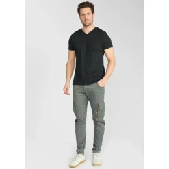 Pantalon cargo ALBAN gris Tom en coton