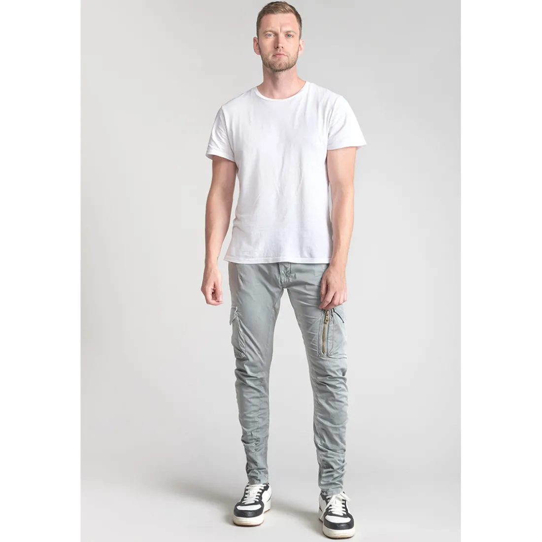 Pantalon cargo ALBAN gris Andy