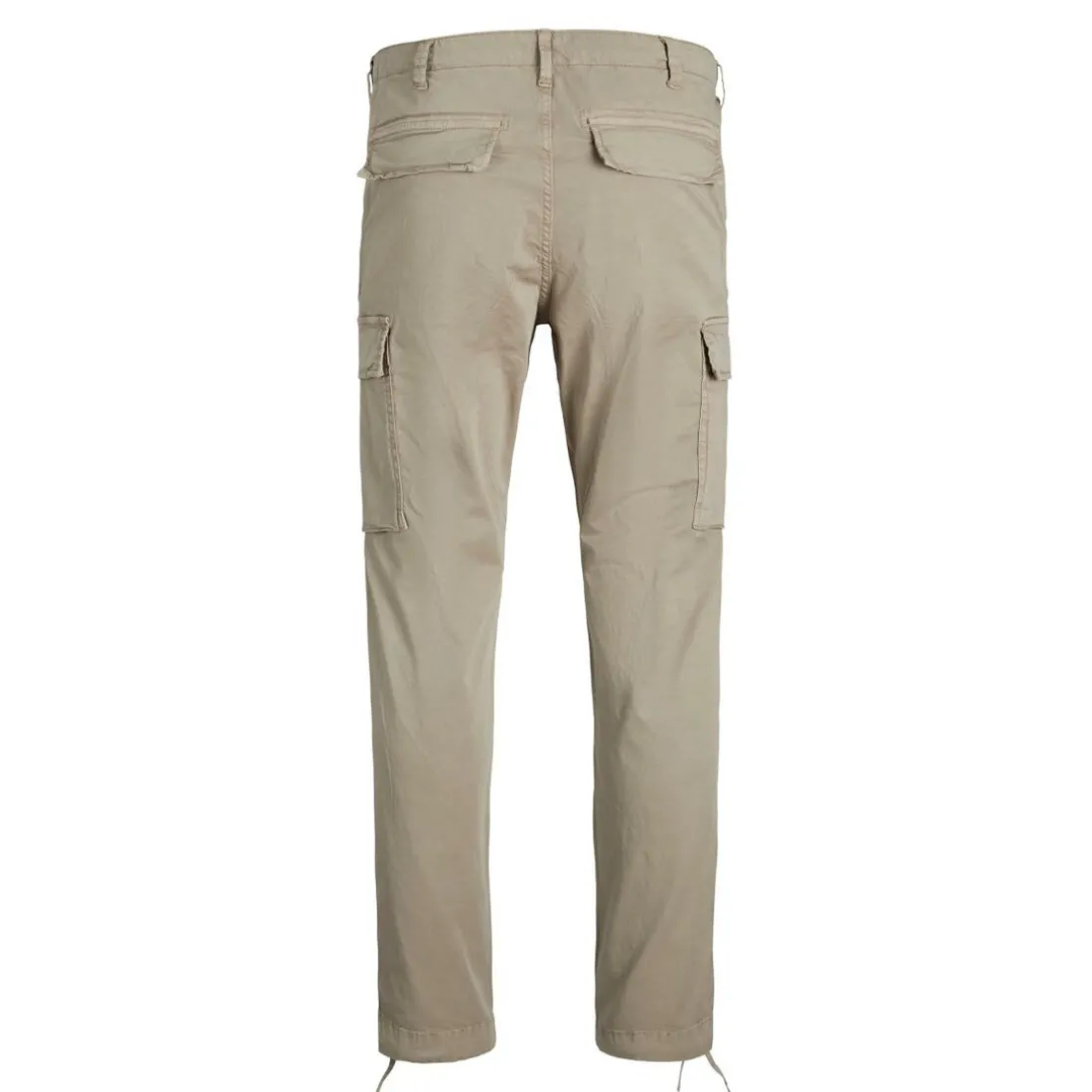 Pantalon cargo Carrot Fit Gris beige en coton