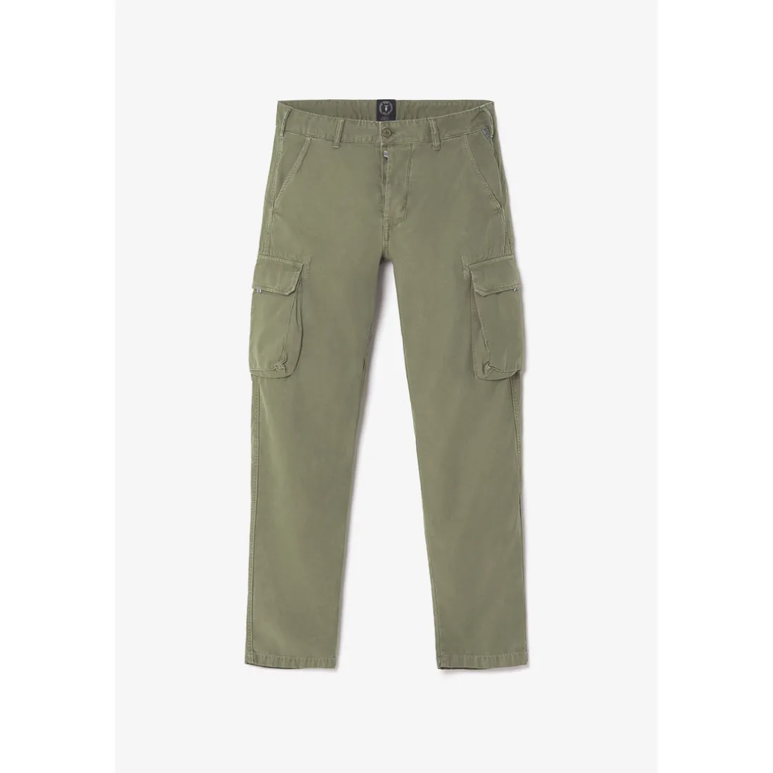 Pantalon cargo pour homme Sami vert en coton