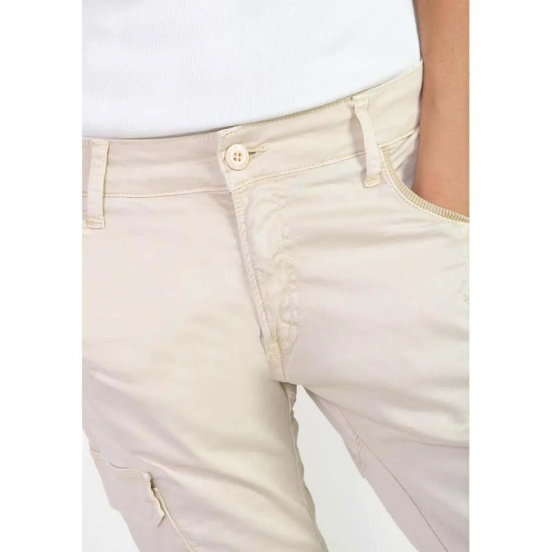 Pantalon cargo RIVERA beige Zoe