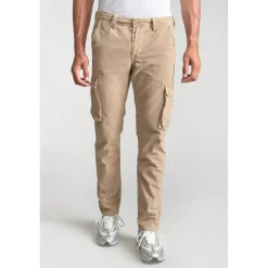 Pantalon cargo SAMI beige Tate en coton