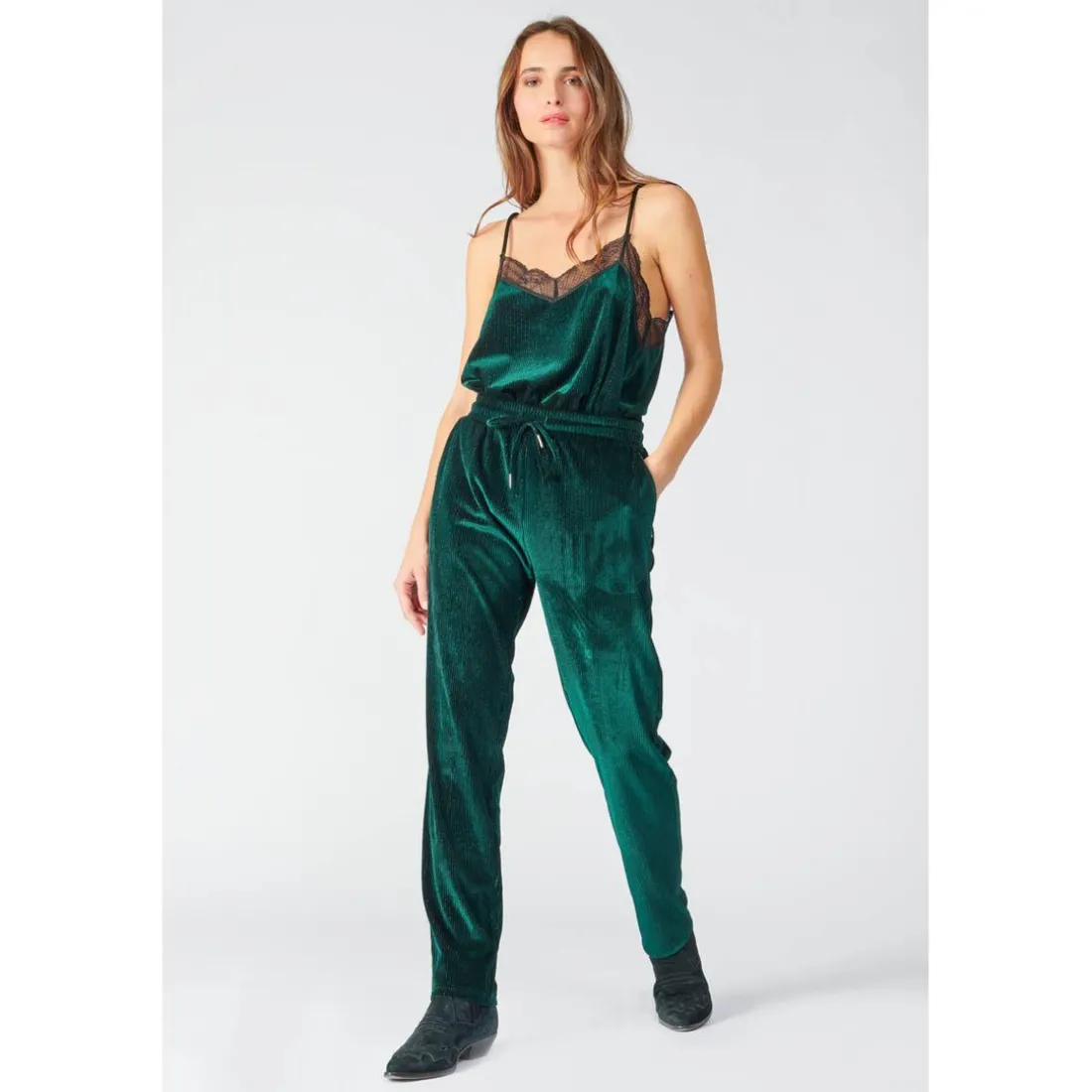 Pantalon carotte AHTON vert