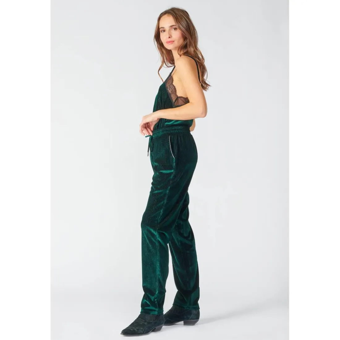 Pantalon carotte AHTON vert