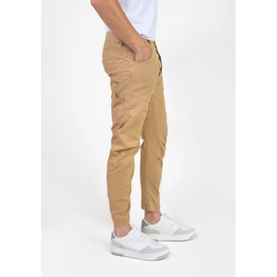 Pantalon carotte ALBE beige Kurt