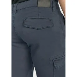 Pantalon carotte KOGE bleu Ian en coton
