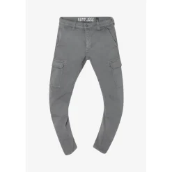 Pantalon carotte KOGE gris Ray en coton
