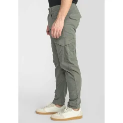 Pantalon carotte KUROO gris Moe en coton