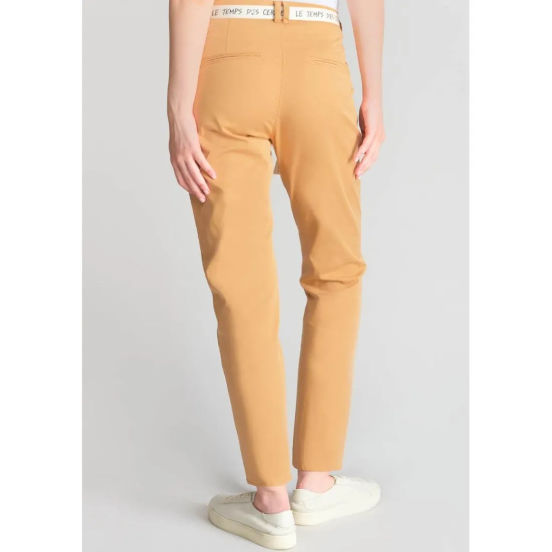Pantalon chino ARLO camel Vox en coton