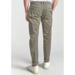 Pantalon chino CESAR kaki en coton
