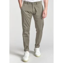 Pantalon chino CESAR kaki en coton