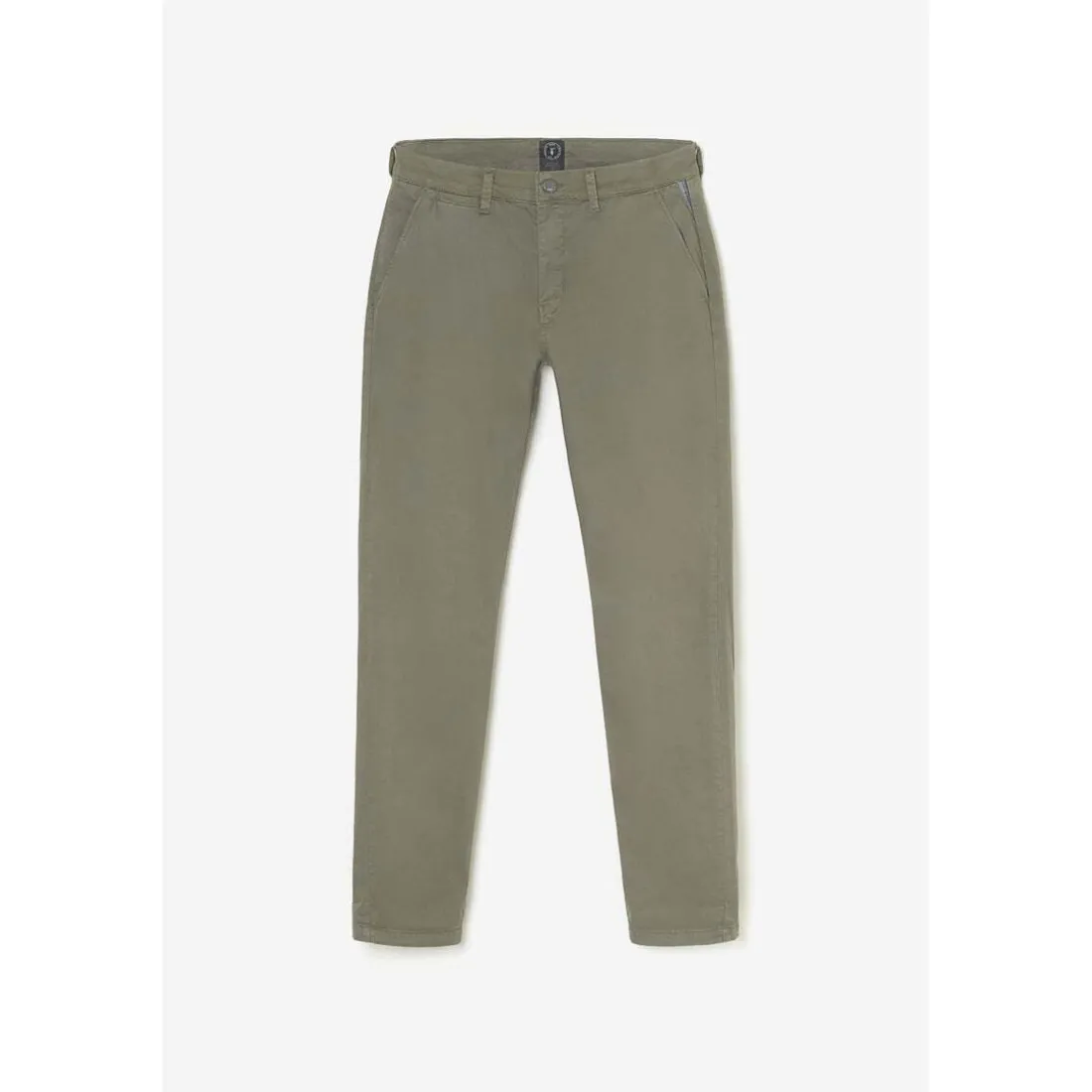 Pantalon chino CESAR kaki en coton