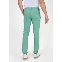 Pantalon chino CESAR vert Ned