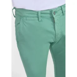 Pantalon chino CESAR vert Ned