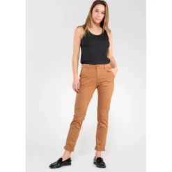 Pantalon chino DYLI 6 marron Trix en coton