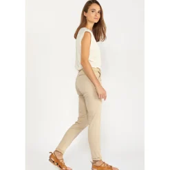 Pantalon chino DYLI blanc Iris
