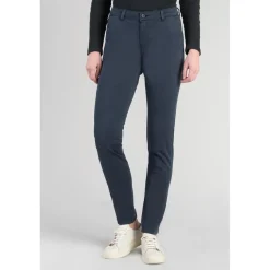 Pantalon chino Dyli4 bleu nuit en coton