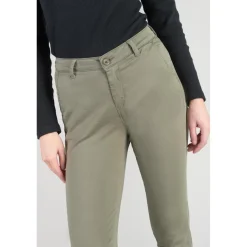 Pantalon chino Dyli4 kaki vert