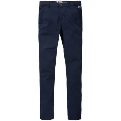 Pantalon chino garçon bleu en coton
