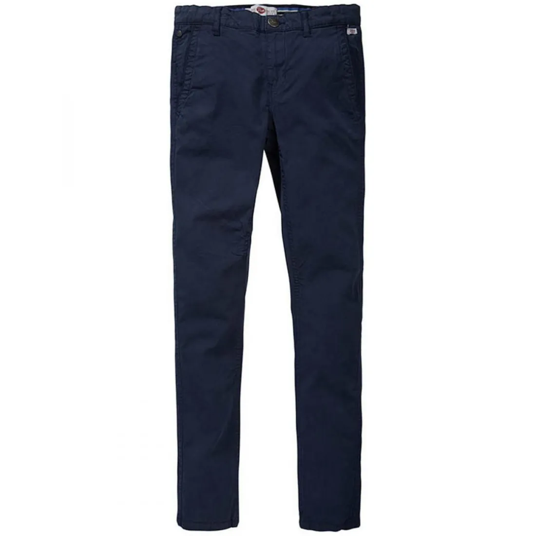 Pantalon chino garçon bleu en coton