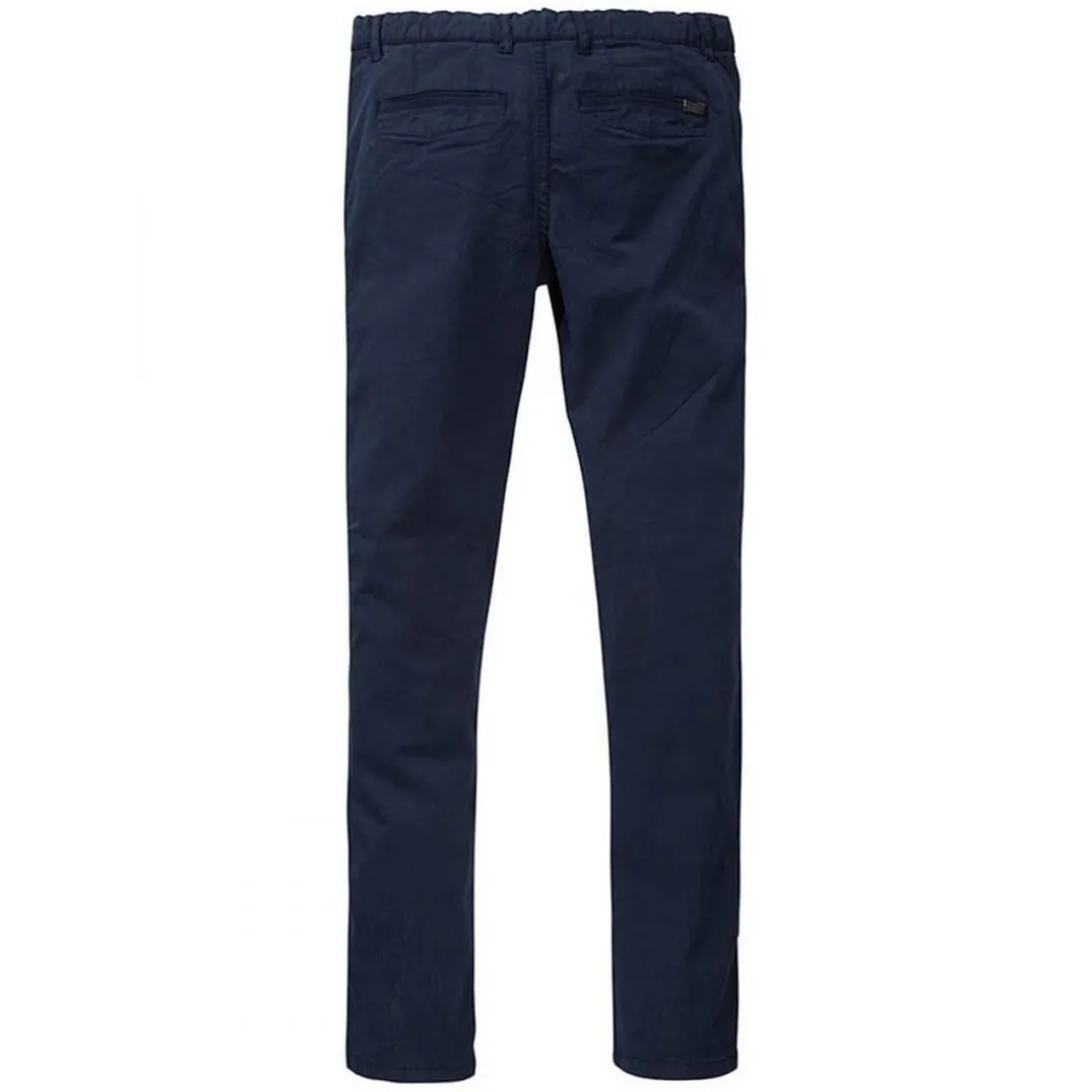 Pantalon chino garçon bleu en coton