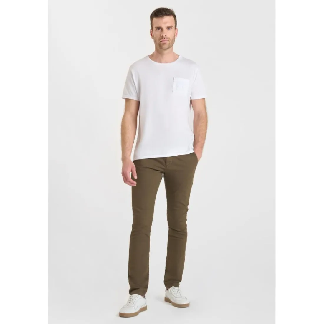 Pantalon chino JOGG marron Paul