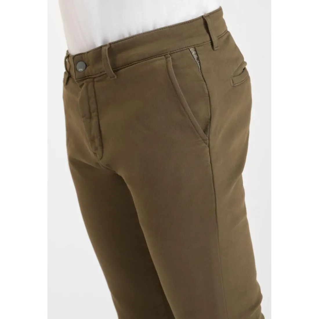 Pantalon chino JOGG marron Paul