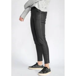 Pantalon chino NAJA noir en coton