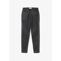 Pantalon chino NAJA noir en coton