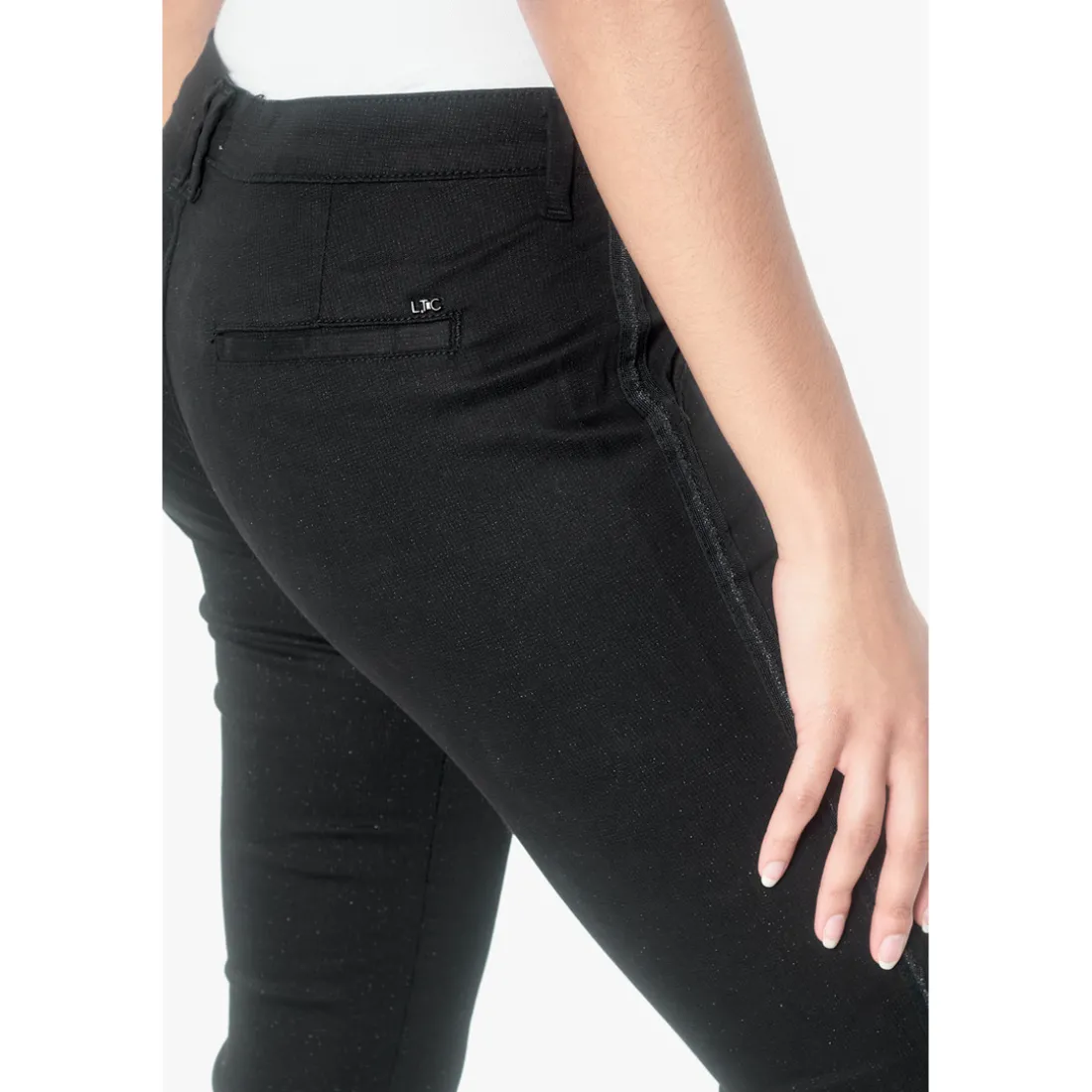 Pantalon chino POLLY noir