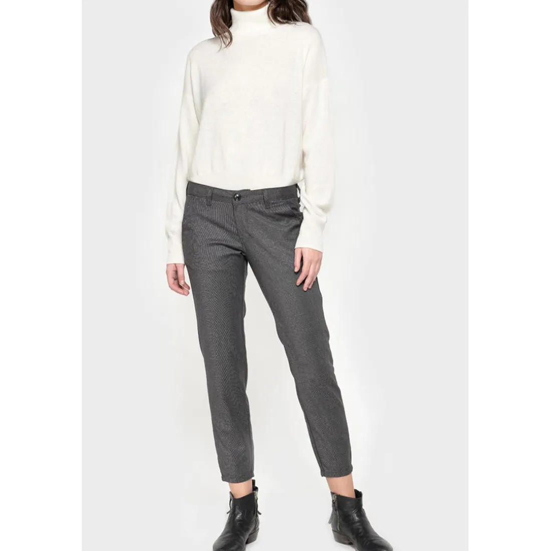 Pantalon chino VITTORIA gris