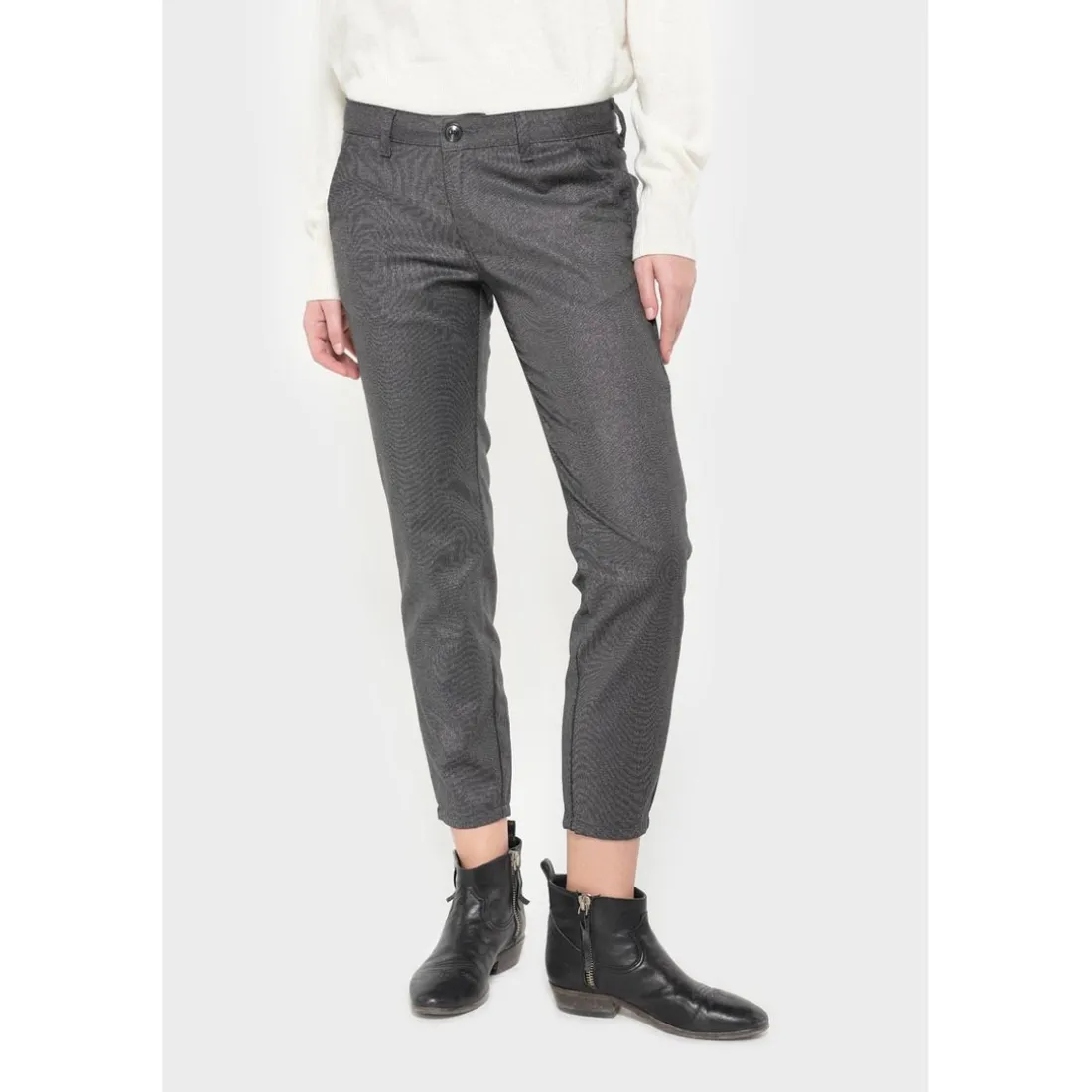 Pantalon chino VITTORIA gris