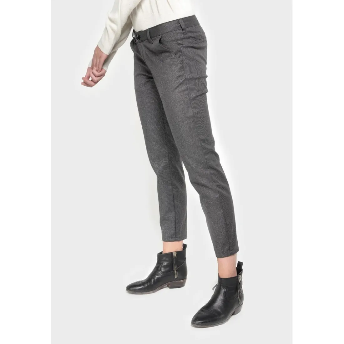 Pantalon chino VITTORIA gris