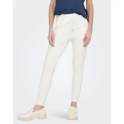 Pantalon Cordon d'attache blanc en viscose