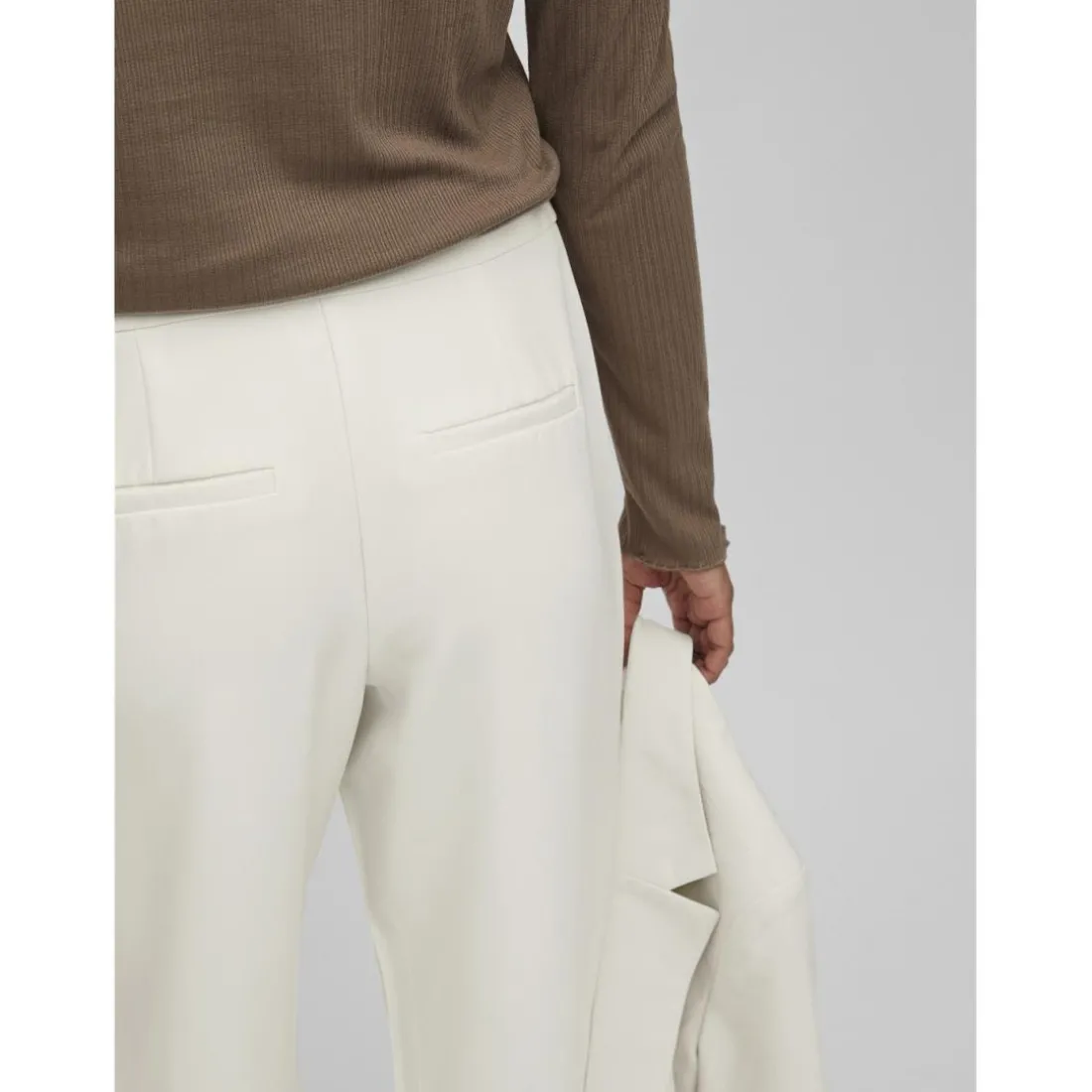Pantalon de tailleur gris clair