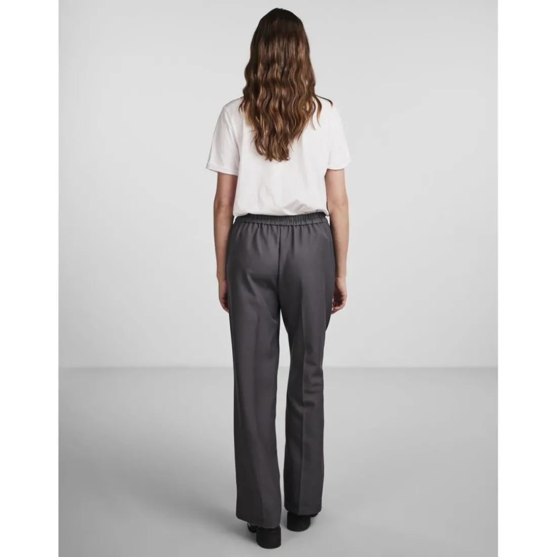Pantalon de tailleur gris Lina
