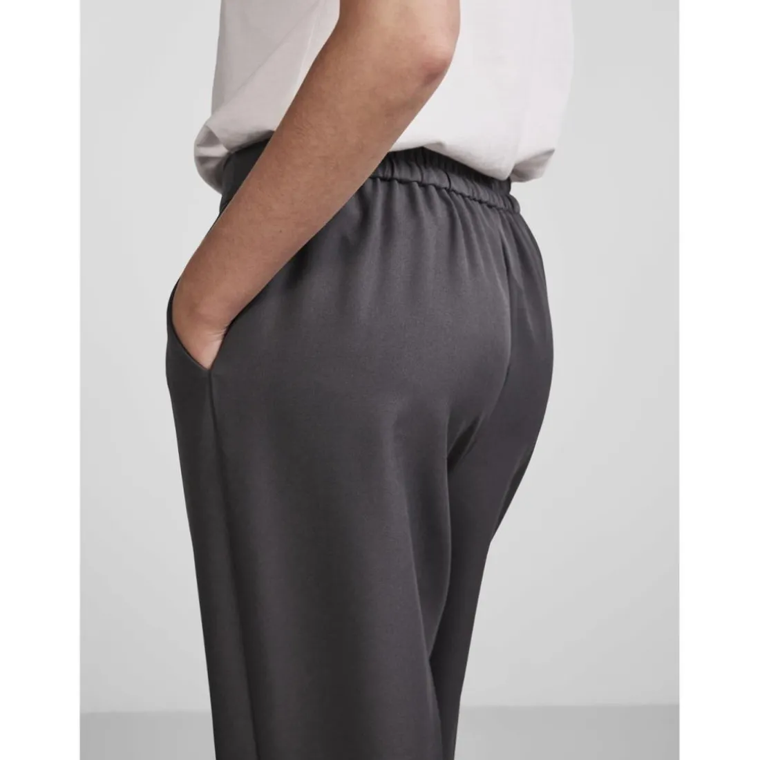 Pantalon de tailleur gris Lina