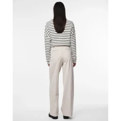 Pantalon de tailleur large gris Yule
