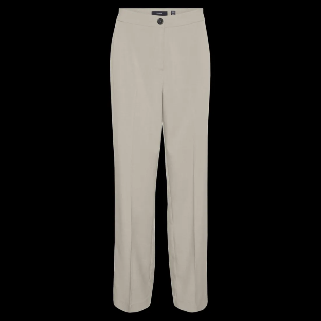 Pantalon de tailleur wide leg fit gris clair Isla