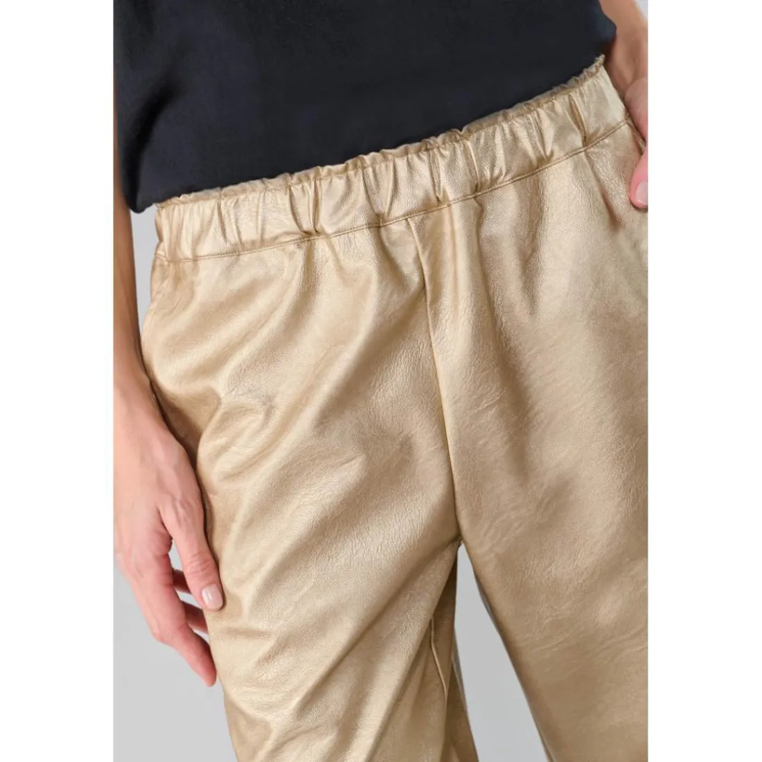 Pantalon droit ANDREE marron Ria