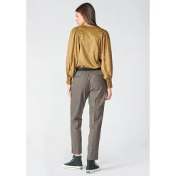 Pantalon droit APRI marron