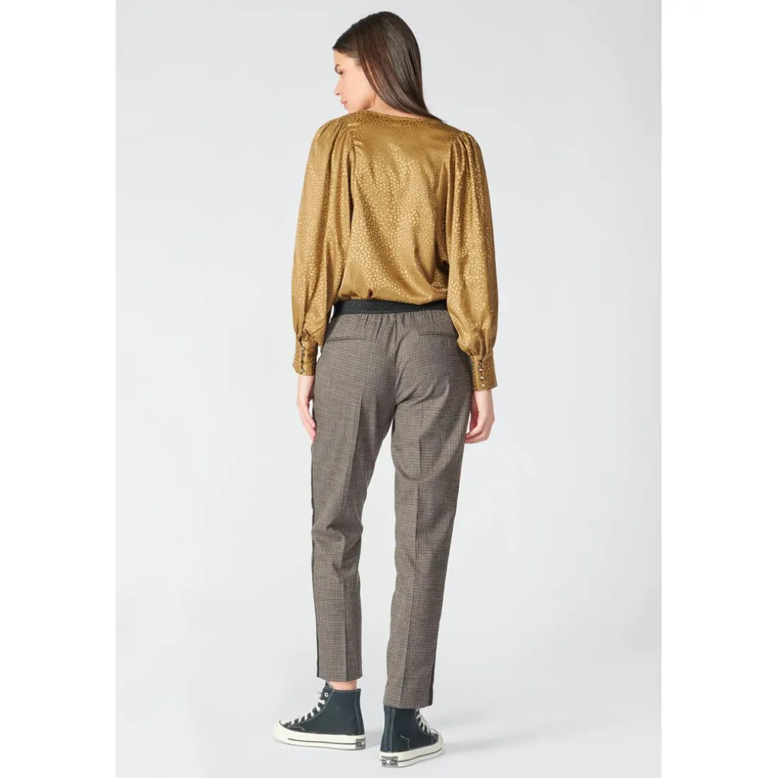 Pantalon droit APRI marron